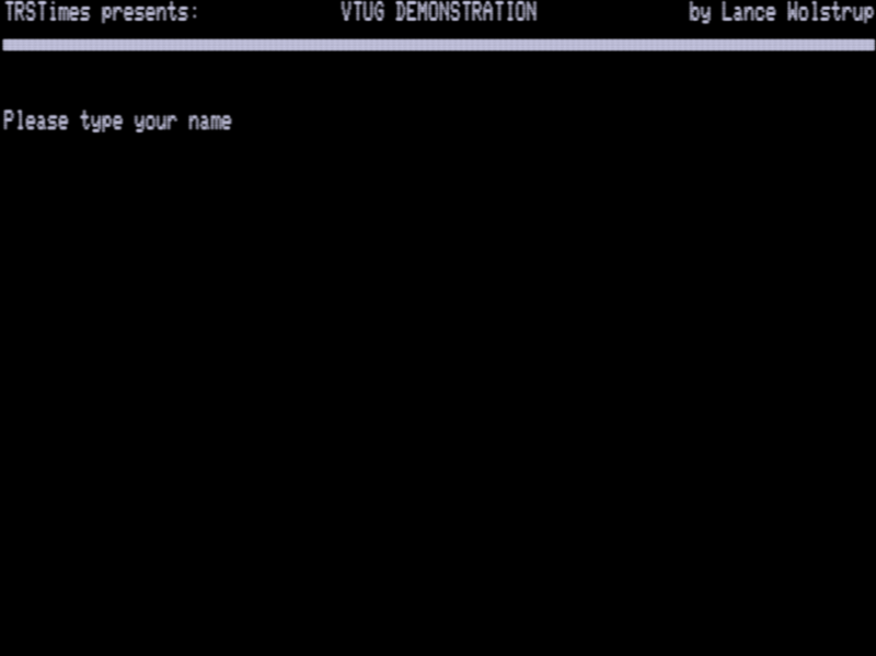 Screen shot